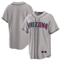 Arizona Diamondbacks Gray CONTON Road Home Game Blank Player Stitched Jerseys