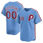 Custom Philadelphia Phillies Light Blue CONTON Alternate Limited Jersey