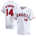 Los Angeles Angels #14 Logan O'Hoppe White CONTON Home Limited Stitched Jersey