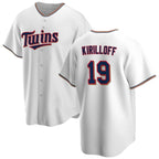 Minnesota Twins #19 Alex Kirilloff White CONTON Cool Base Stitched Jersey 2