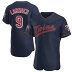 Minnesota Twins #9 Trevor Larnach Player Navy CONTON60th Home Limited Elite Stitched Jerseys