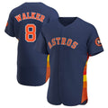 Houston Astros #8 Christian Walker Player Navy CONTON Home Limited Elite Stitched Jerseys