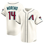 Arizona Diamondbacks #14 Gabriel Moreno Cream CONTON Home Limited Player Jersey