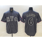 New York Mets #6 Starling Marte Gray CONTON 2024 City Connect Cool Base Stitched Jersey 2