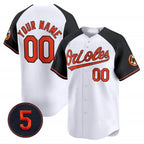 Custom Baltimore Orioles Robinson Patch Vapor Premier Limited Jersey V2 ¨C All Stitched-White CONTON