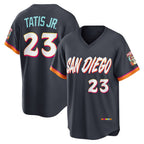 San Diego Padres #23 Fernando Tatis Jr. Obsidian CONTON 2026 City Connect Stadium Jersey