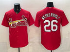 St. Louis Cardinals #26 JJ Wetherholt Red CONTON Cool Base Stitched Jersey