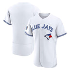 Toronto Blue Jays Blank White CONTON 50 Seasons Patch Stitched Jersey