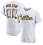 Custom Philadelphia Phillies Active Player White CONTON 2022 All-Star Flex Base Stitched Jersey