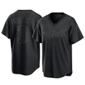 Detroit Tigers #3 Alan Trammell Player Black CONTON T-shirt Home Game Stitched Jerseys