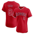 Los Angeles Angels #9 Zach Neto Player Red CONTON Home Limited Elite Stitched Jerseys