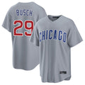 Chicago Cubs #29 Michael Busch Player Gray CONTON Home Game Stitched Jerseys