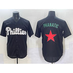 Philadelphia Phillies Phanatic Black CONTON Lights Out Limited Stitched Jersey