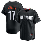 Baltimore Orioles #17 Colton Cowser Player Black CONTON City Connect Limited Home Game Stitched Jerseys
