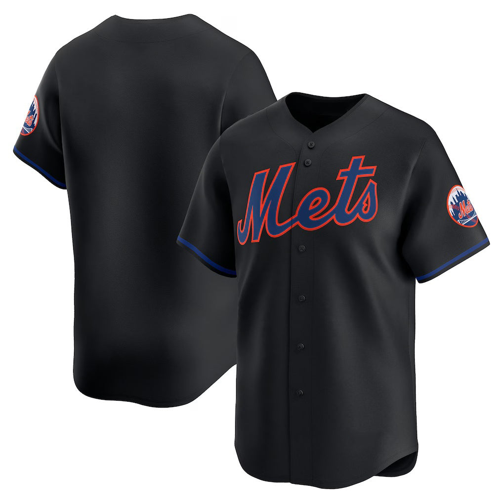 New York Mets Black CONTON Alternate Limited Jersey