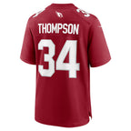 A.Cardinals #34 Jalen Thompson Cardinal CONTON Team Game Jersey