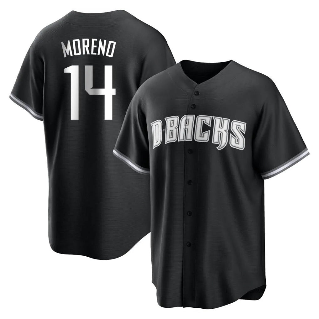 Arizona Diamondbacks #14 Gabriel Moreno Player Black CONTON Game Home Stitched Jerseys