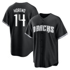 Arizona Diamondbacks #14 Gabriel Moreno Player Black CONTON Game Home Stitched Jerseys