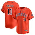 Houston Astros #11 Cam Smith Player Orange CONTON Home Limited Stitched Jerseys