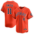 Houston Astros #11 Cam Smith Player Orange CONTON Home Limited Stitched Jerseys