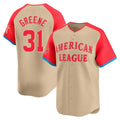 Detroit Tigers #31 Riley Greene Player Cream CONTON Limited American League All-Star Game Stitched Jerseys