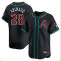 Arizona Diamondbacks #28 Nolan Arenado Player Black CONTON Limited Home Game Stitched Jerseys
