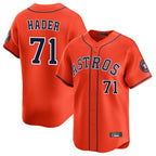 Houston Astros #71 Josh Hader Player Orange CONTON Home Limited Stitched Jerseys