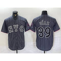New York Mets #39 Edwin Diaz Gray CONTON 2024 City Connect Cool Base Jersey 2