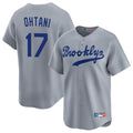 Los Angeles Dodgers #17 Shohei Ohtani Player Gray CONTON Game Limited Home Stitched Jerseys