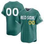 Custom Boston Red Sox ACTIVE PLAYER Green CONTON 2025 City Connect Limited Stitched Jersey