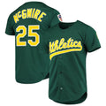 Oakland Athletics #25 Mark McGwire Mitchell & Ness Green CONTON 1997 Cooperstown Collection Authentic Jersey