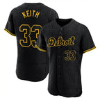 Detroit Tigers #33 Colt Keith Player Black CONTON Snake Skin City Limited Elite Home Stitched Jerseys