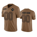 Custom B.Bills Active Player 2023 Brown CONTON Salute To Service Limited Stitched Jersey