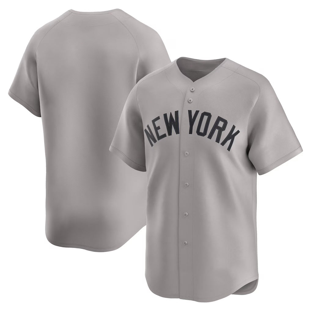 New York Yankees Gray CONTON Road Limited Jersey