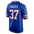B.Bills #37 Jordan Hancock Royal CONTON Team Game Jersey