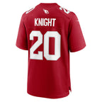 A.Cardinals #20 Zonovan Knight Cardinal CONTON Team Game Jersey