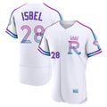 Kansas City Royals #28 Kyle Isbel Player White CONTON 2026 City Connect Limited Elite Home Stitched Jerseys