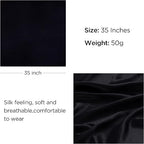 4PCS Head Scarf for Women 35” Silk Feel Hair Scarf | Satin Neck Scarfs, Square Bandana Hair Wraps, Head Scarves for Sleeping, Travel, Hair Protection, Daily Wear
