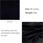 4PCS Head Scarf for Women 35” Silk Feel Hair Scarf | Satin Neck Scarfs, Square Bandana Hair Wraps, Head Scarves for Sleeping, Travel, Hair Protection, Daily Wear