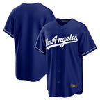 Los Angeles Dodgers Blank Player Royal CONTON Game Stitched Jerseys