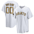 Custom San Francisco Giants Active Player White CONTON 2022 All-Star Cool Base Stitched Jersey