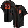 San Francisco Giants #23 Kris Bryant Black CONTON Cool Base Jersey