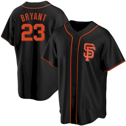 San Francisco Giants #23 Kris Bryant Black CONTON Cool Base Jersey