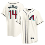 Arizona Diamondbacks #14 Gabriel Moreno Player Cream CONTON Home Game Stitched Jerseys