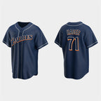 San Diego Padres #71 Josh Hader Navy CONTON Cooperstown Collection Jersey