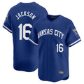Kansas City Royals #16 Bo Jackson Player Royal CONTON Limited Home Stitched Jerseys