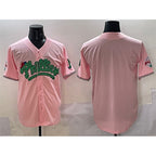 Philadelphia Phillies Blank Pink CONTON Phanatic Limited Stitched Jersey