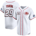 Cincinnati Reds #29 TJ Friedl White CONTON 2025 Speedway Classic Home Limited Stitched Jersey