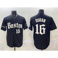 Boston Red Sox #16 Jarren Duran Black CONTON Gothic Vapor Limited Stitched Jersey