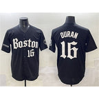 Boston Red Sox #16 Jarren Duran Black CONTON Gothic Vapor Limited Stitched Jersey